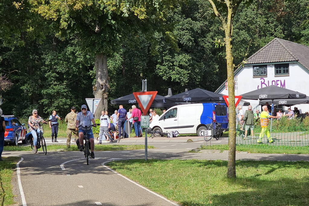 Ernstig ongeval tussen bestelbus en fietser, bestuurder onder invloed