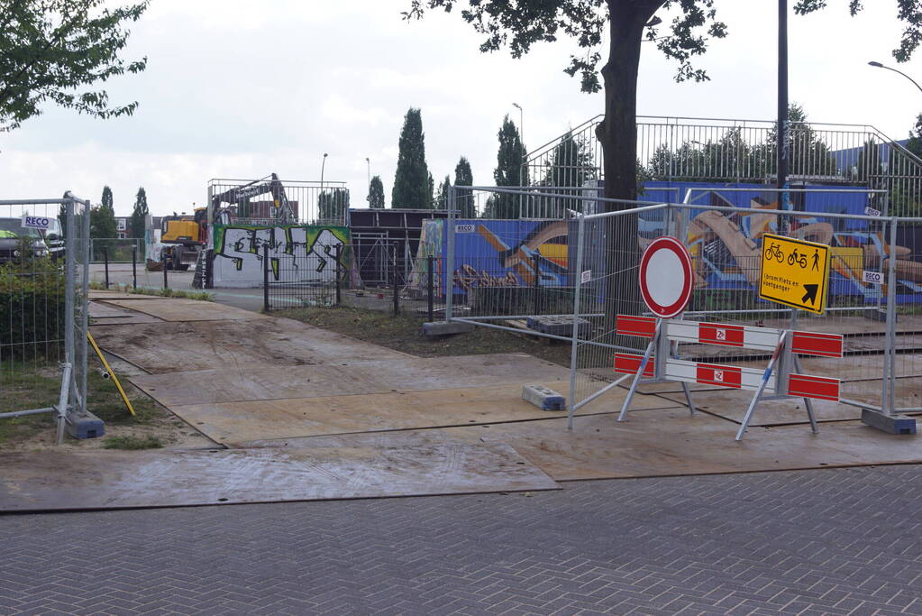 Verwijderen van skatebaan begonnen in Vathorst