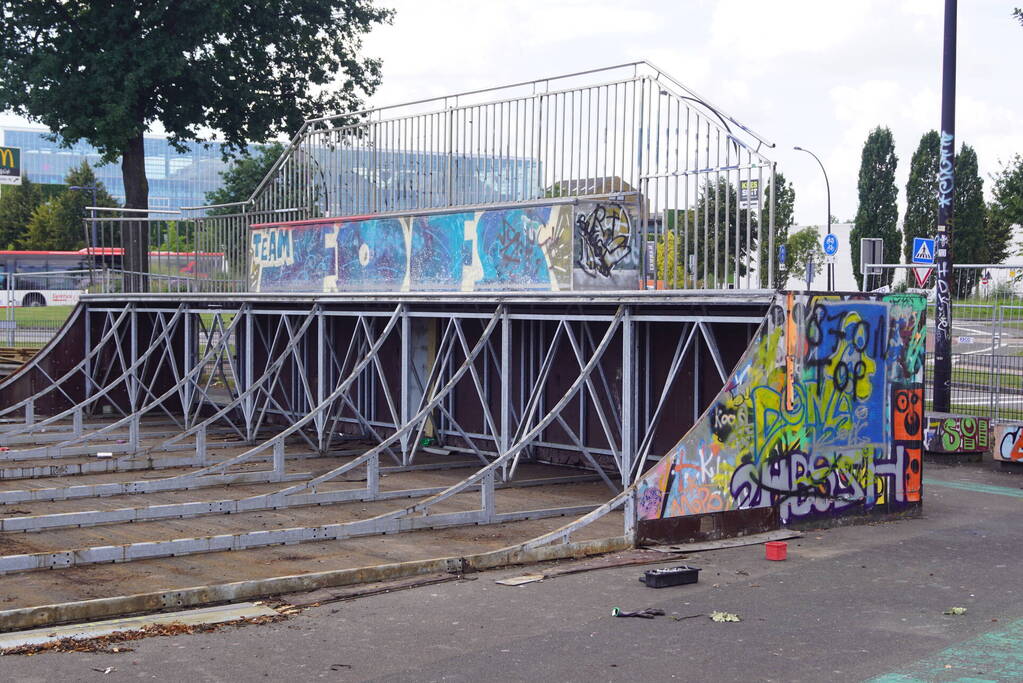 Verwijderen van skatebaan begonnen in Vathorst
