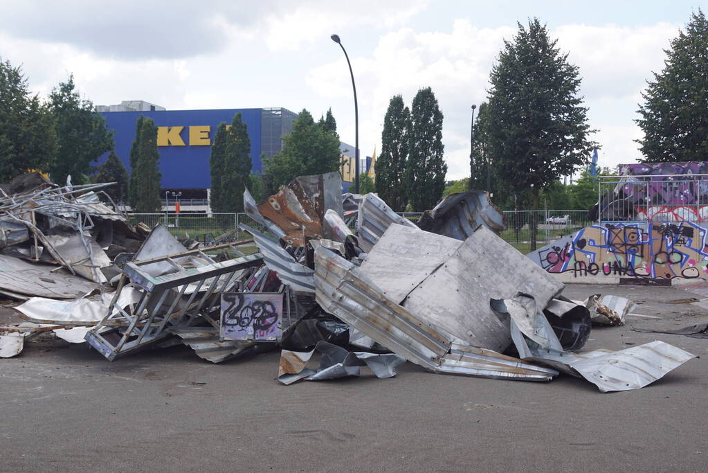 Verwijderen van skatebaan begonnen in Vathorst