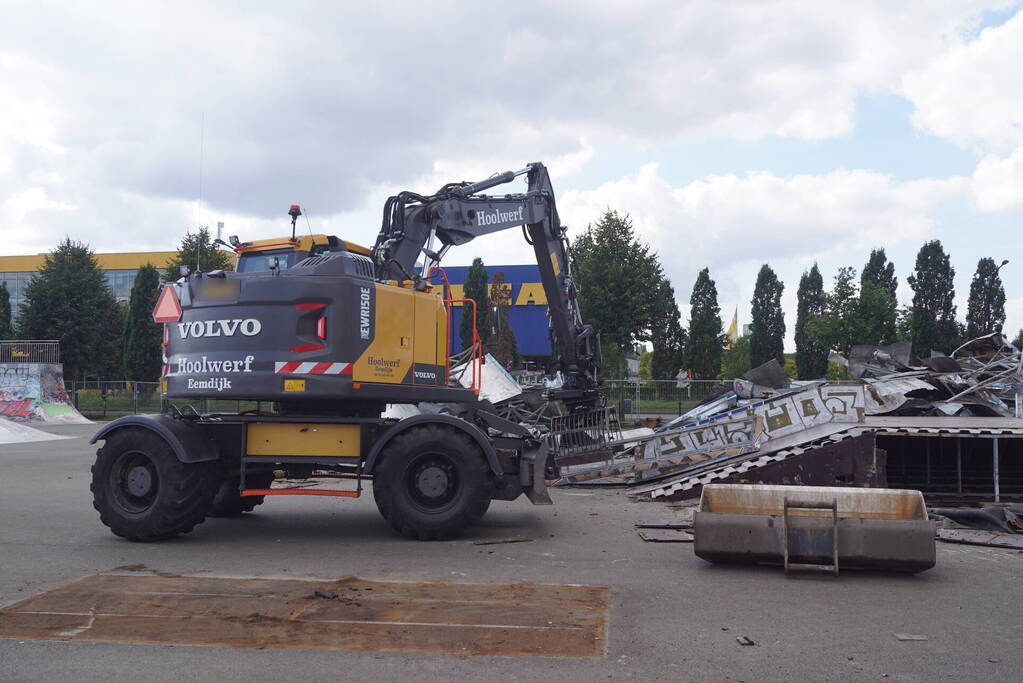 Verwijderen van skatebaan begonnen in Vathorst