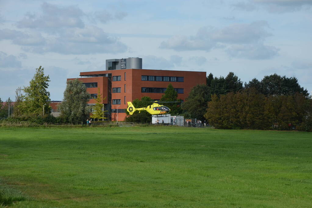Persoon in botsing met tractor