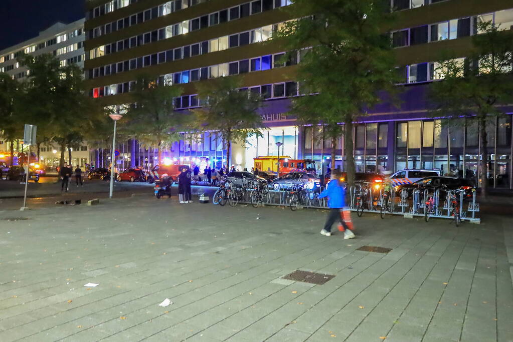 Europahuis korte tijd ontruimd vanwege brand