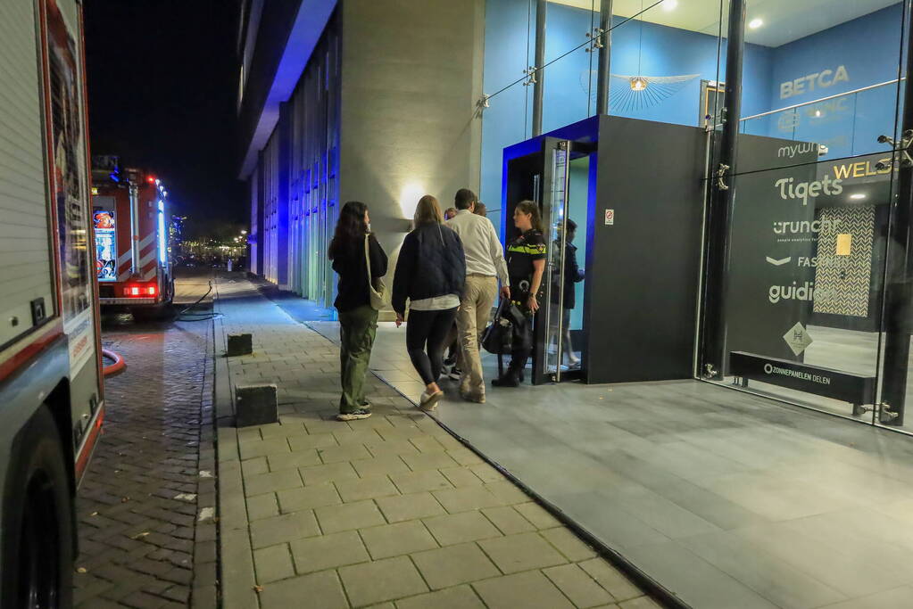 Europahuis korte tijd ontruimd vanwege brand