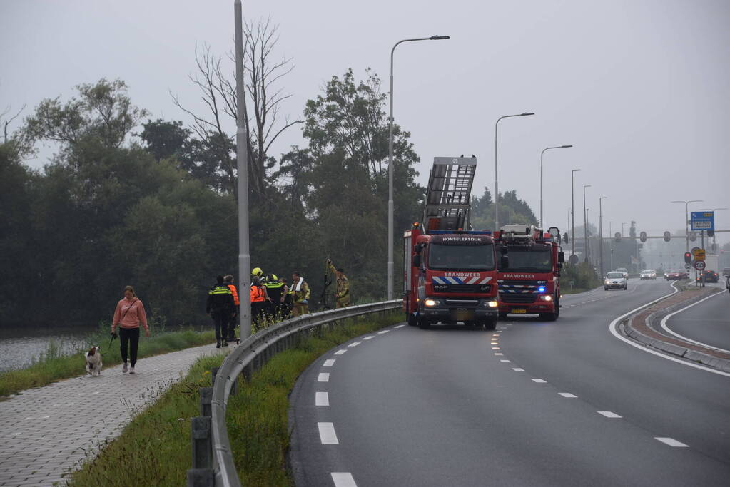 Overleden persoon aangetroffen in water