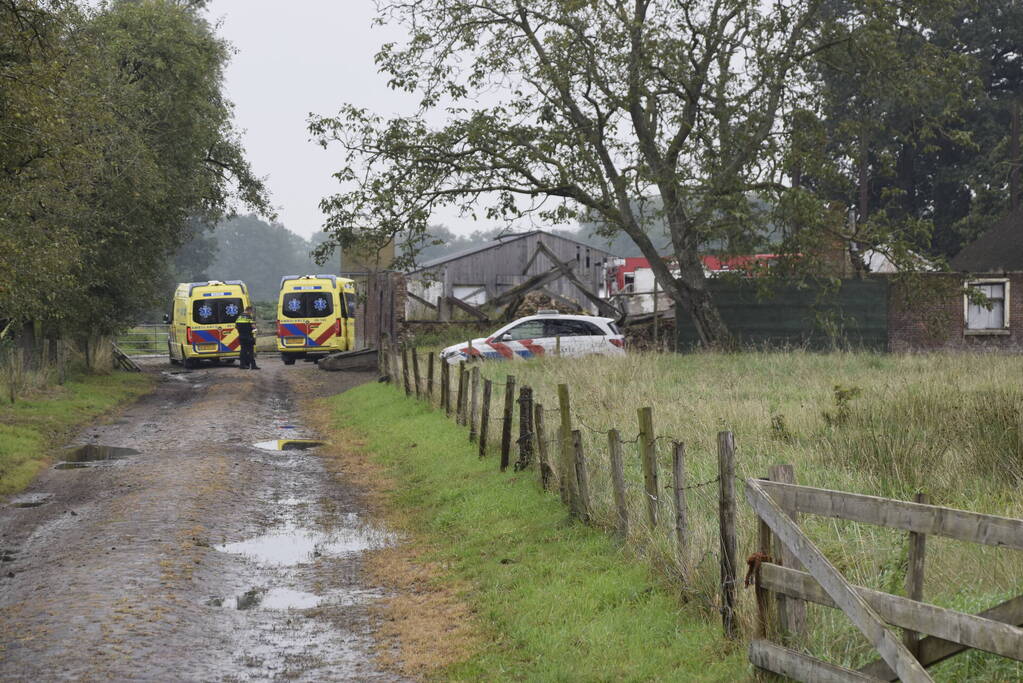 Twee gewonden bij ernstig incident bij boerderij