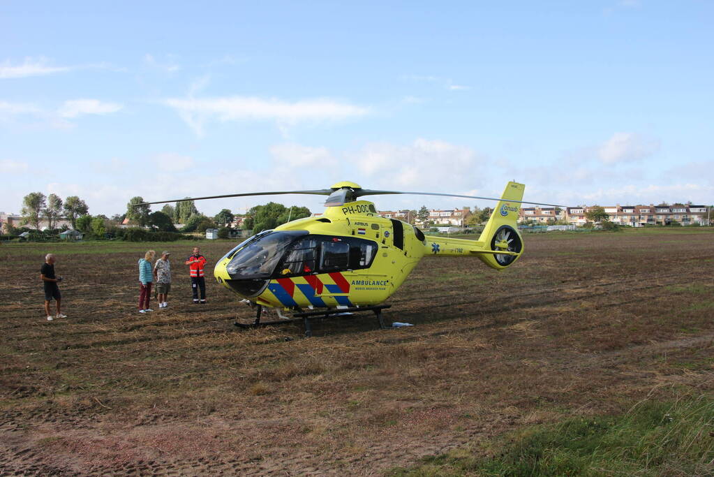 Traumateam ingezet wegens medische noodsituatie