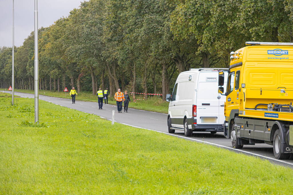Persoon overleden bij eenzijdig ongeval