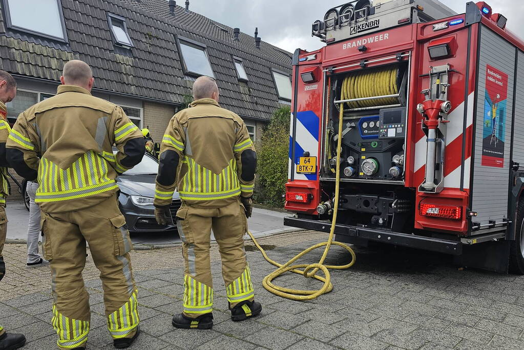 Halogeenlamp veroorzaakt brand