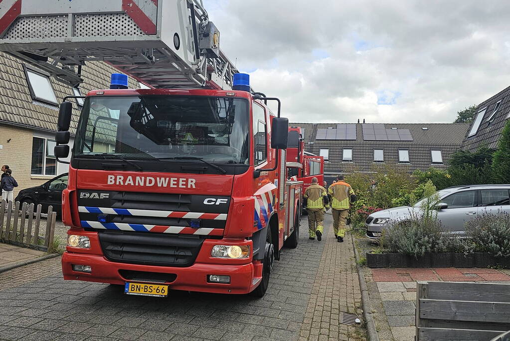 Halogeenlamp veroorzaakt brand