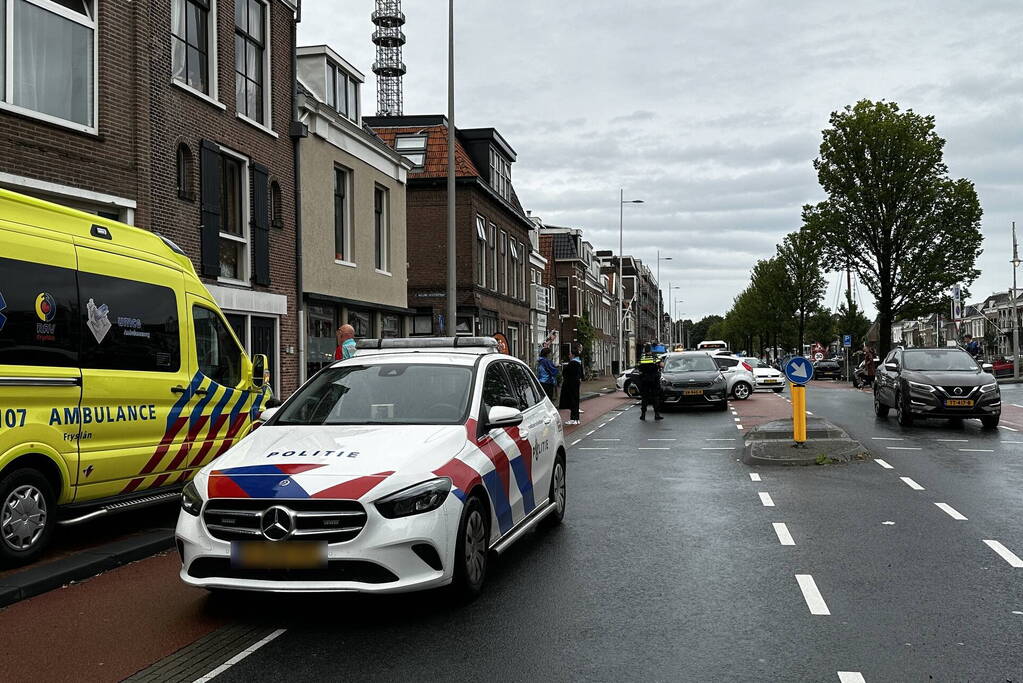 Fietser gewond bij botsing met automobilist