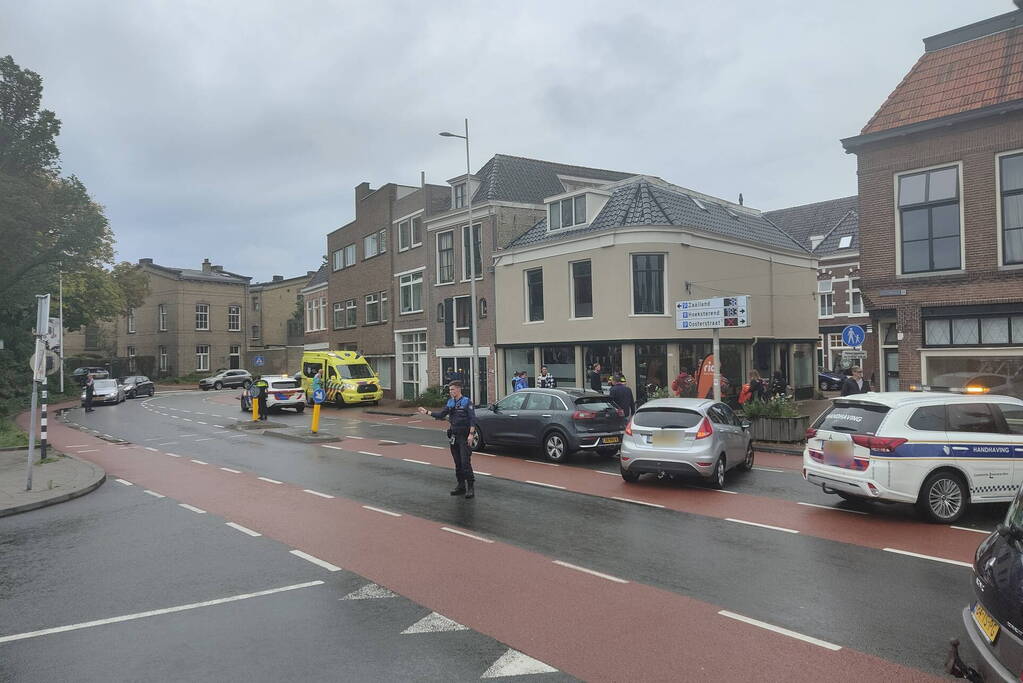 Fietser gewond bij botsing met automobilist