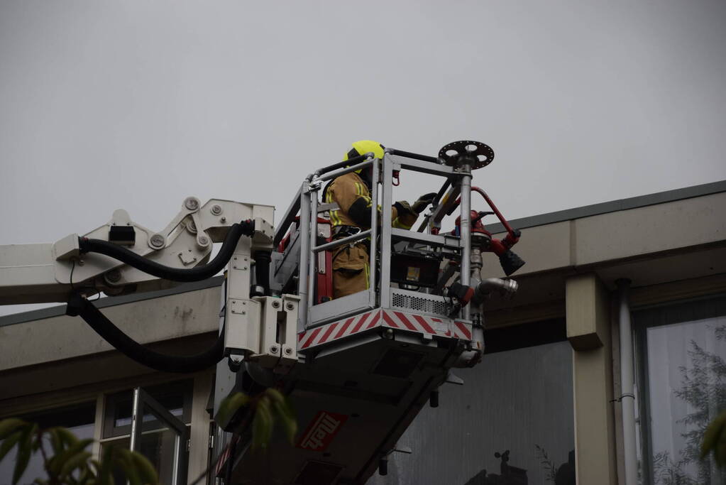 Forse brand in woning