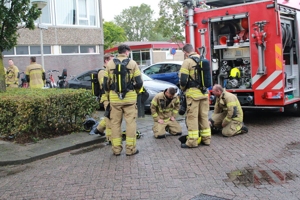 Rookontwikkeling in flat na brand