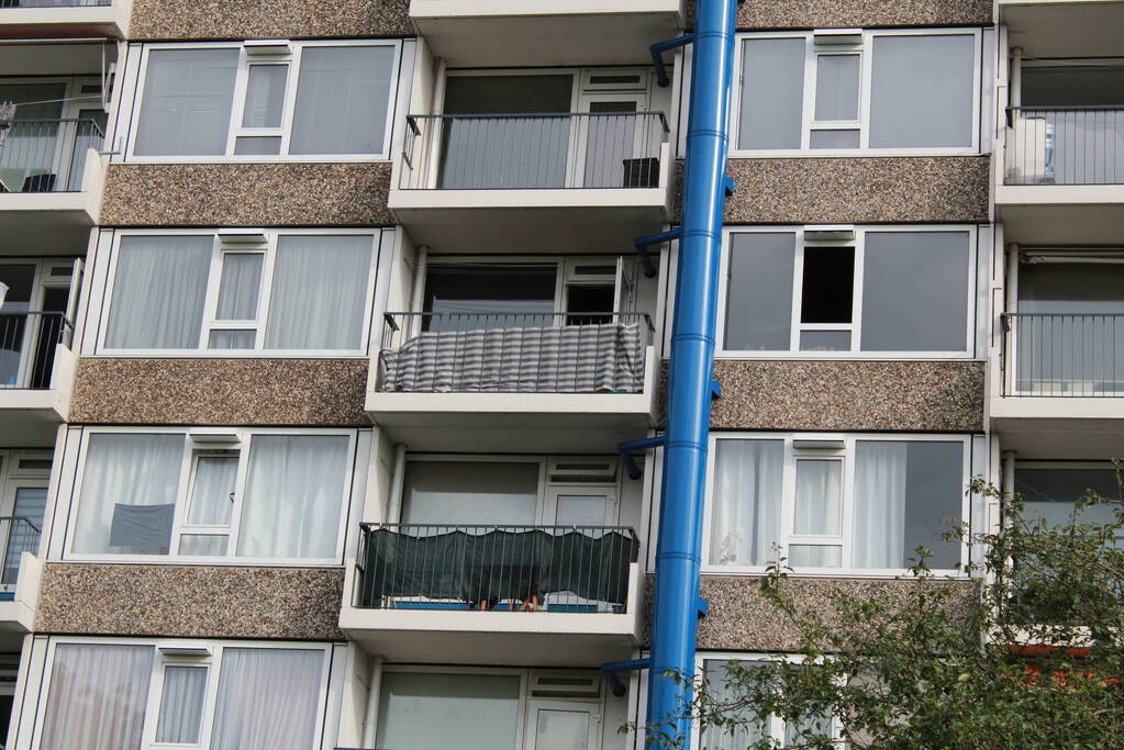 Rookontwikkeling in flat na brand