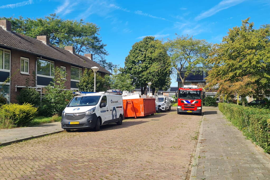 Gaslekkage door verbouwing in woning