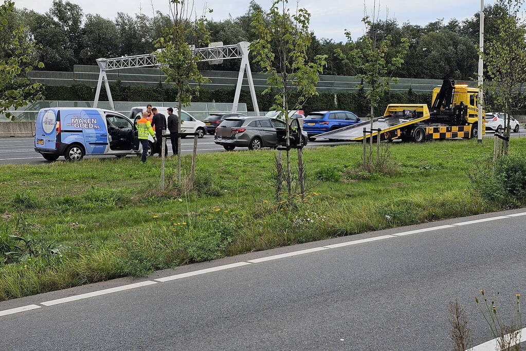 Schade na kop-staart botsing