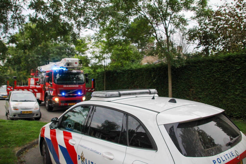 Brand in vrijstaand woonhuis