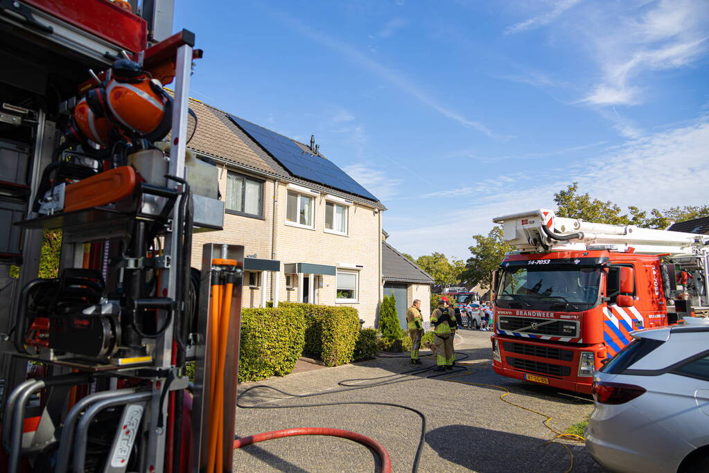 Brand in regelkast van zonnepanelen