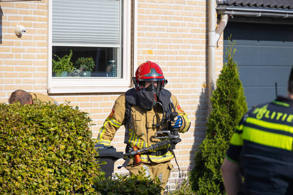 Brand in regelkast van zonnepanelen
