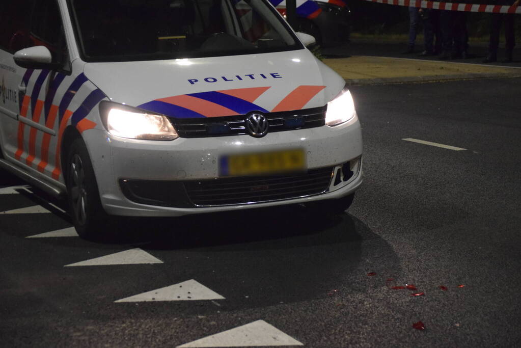 Achtervolging eindigt in crash, Maserati zwaar beschadigd