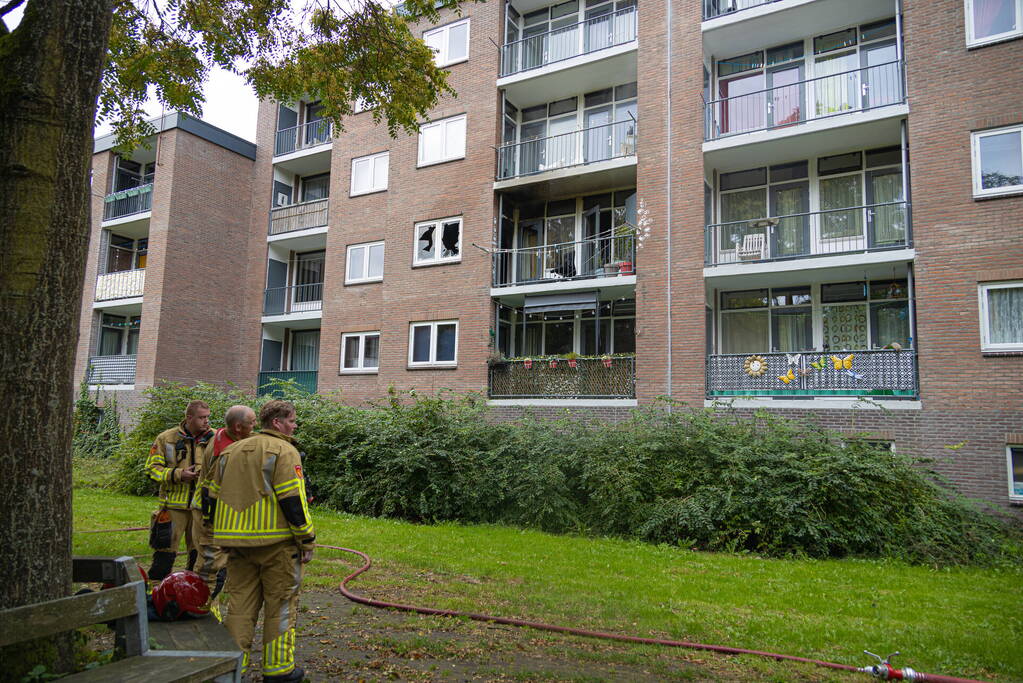 Flinke schade na brand in flatwoning