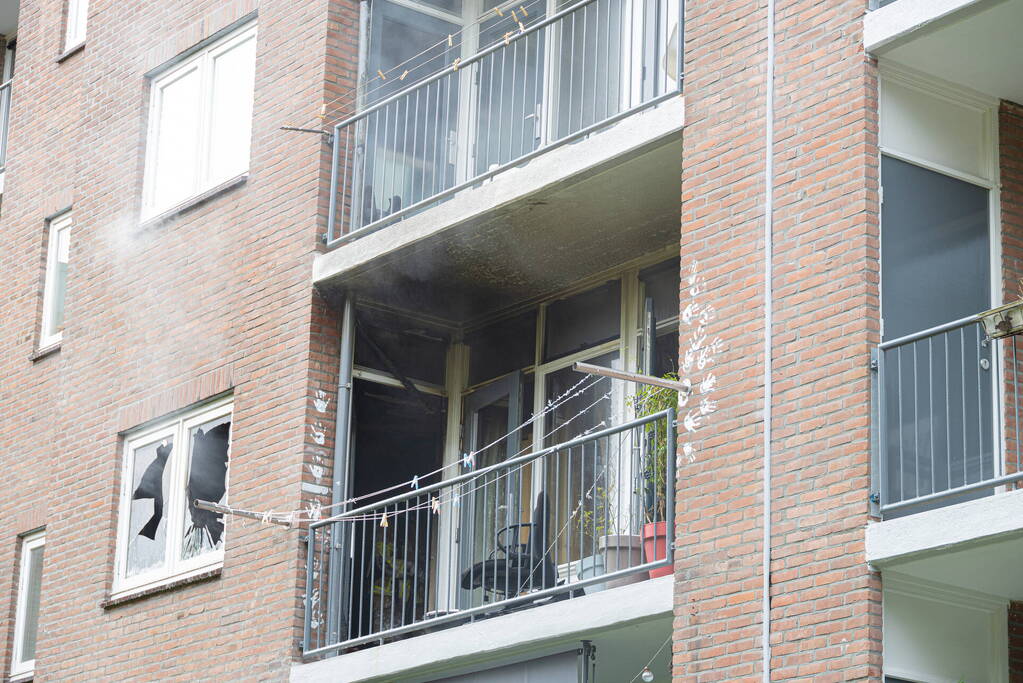 Flinke schade na brand in flatwoning