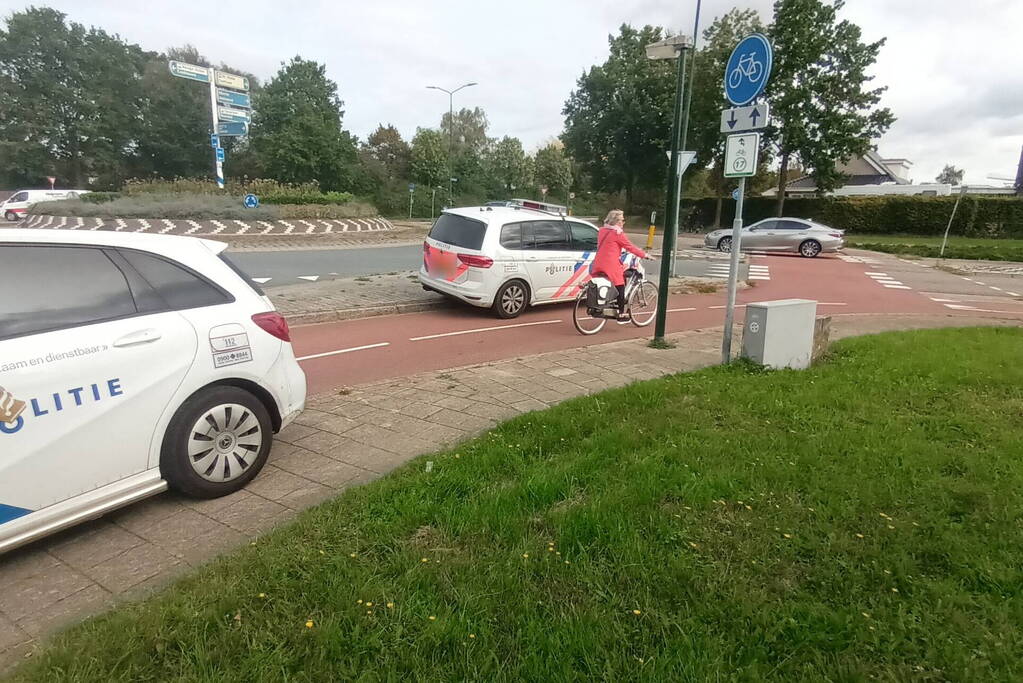 Fietser gewond bij botsing met automobilist