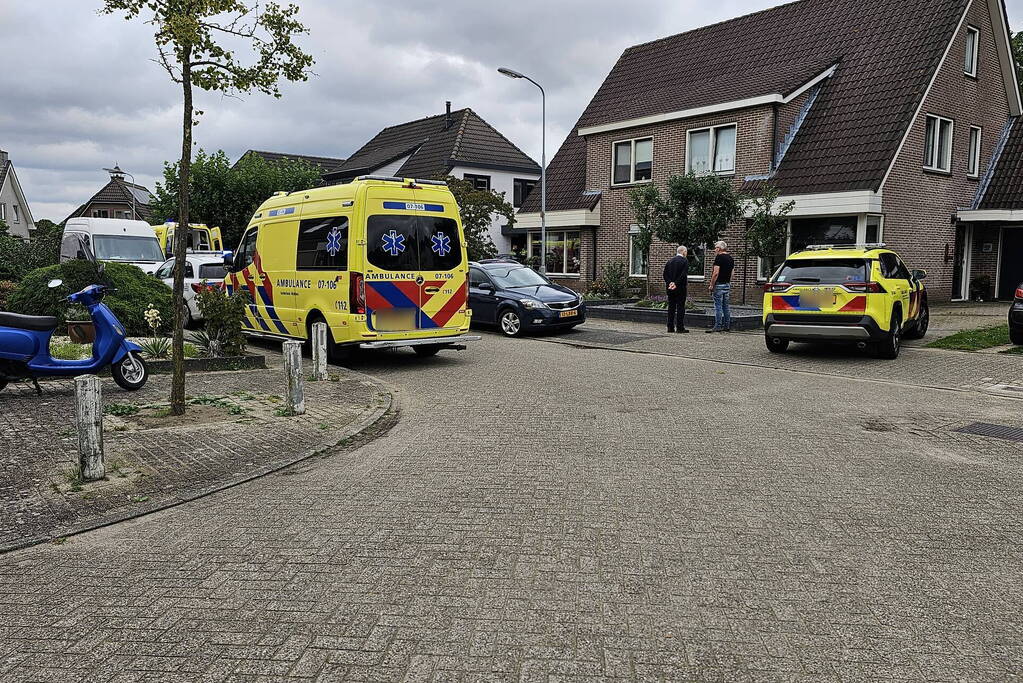 Veel hulpdiensten ingezet bij woning