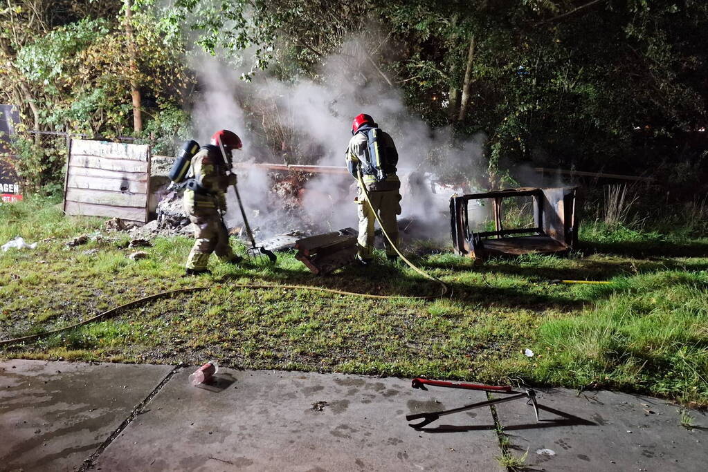 Brandstichting bij voormalige tennisvereniging