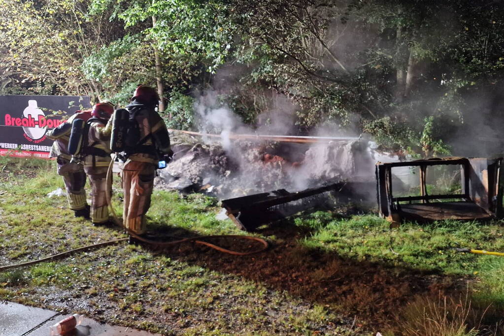 Brandstichting bij voormalige tennisvereniging
