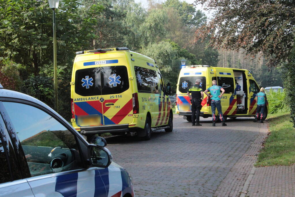 Fietser gewond na val