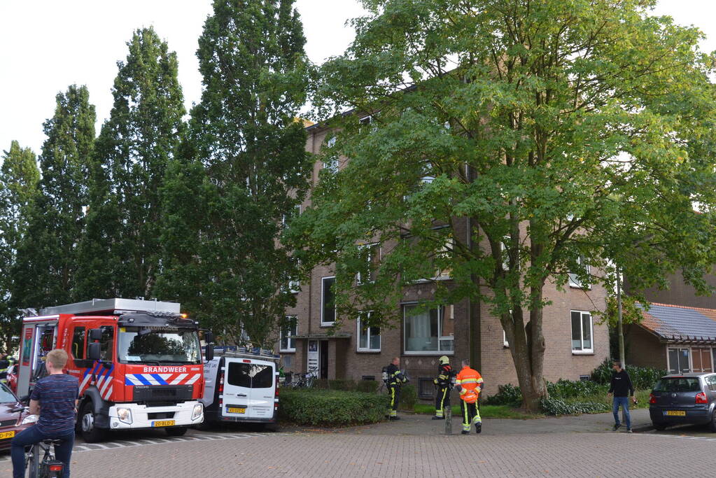 Brand in flat snel onder controle