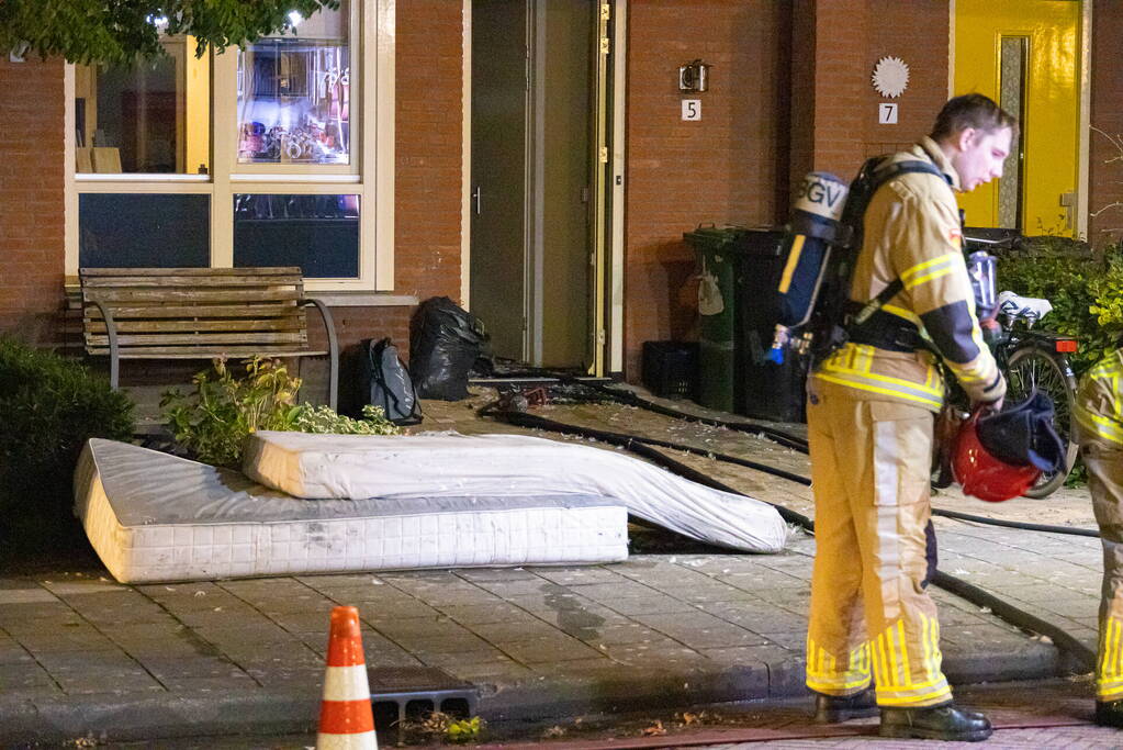 Brand in woning snel onder controle