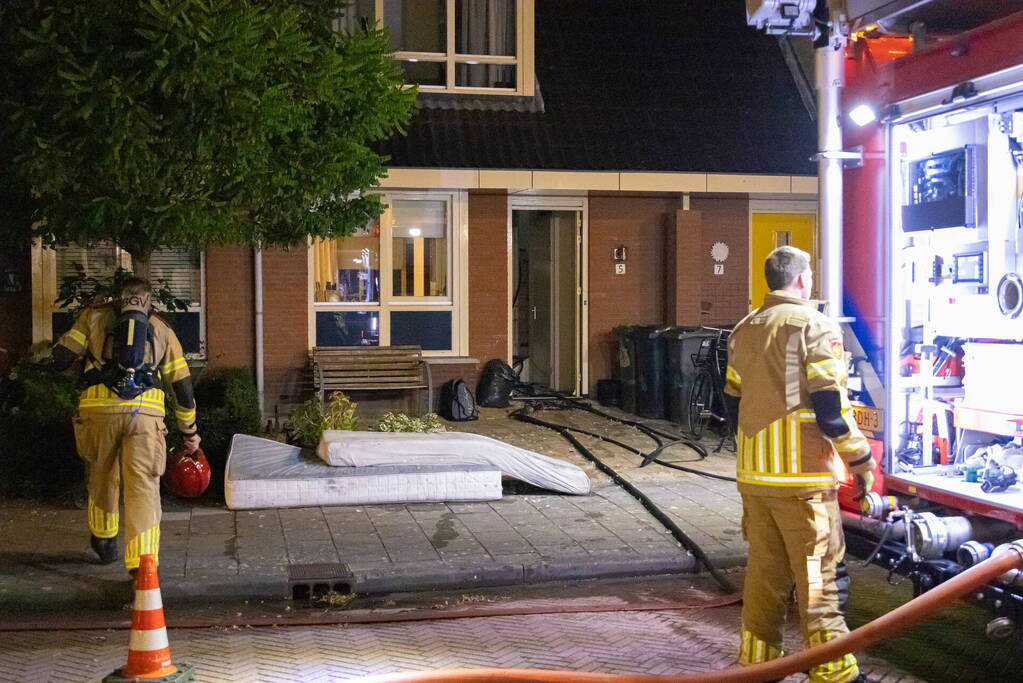 Brand in woning snel onder controle