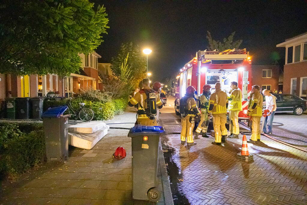 Brand in woning snel onder controle