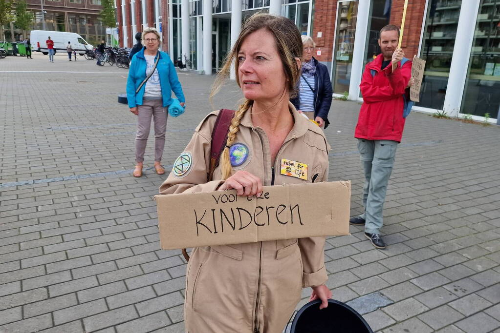 Demonstratie door XR voor gemeentehuis