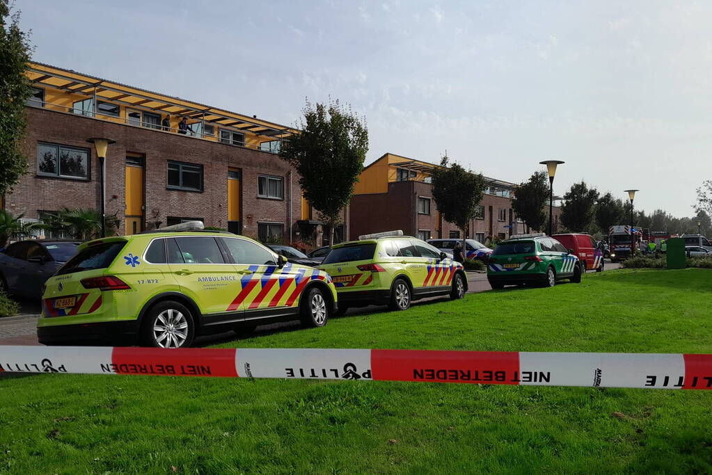Veel rook bij brand in parkeergarage