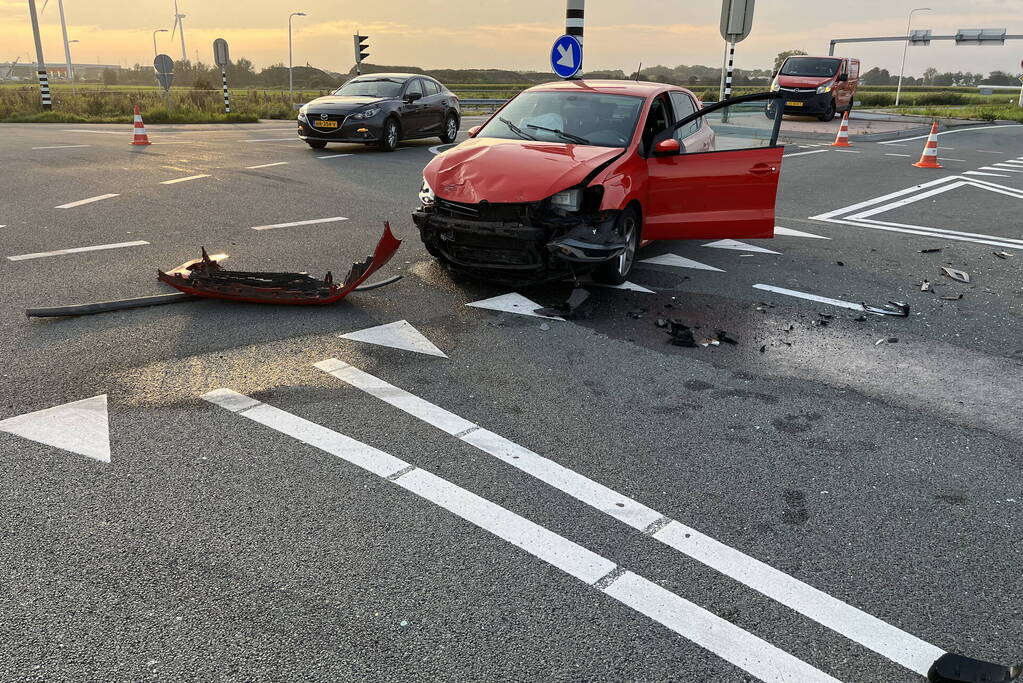 Voertuigen zwaar beschadigd door ongeval