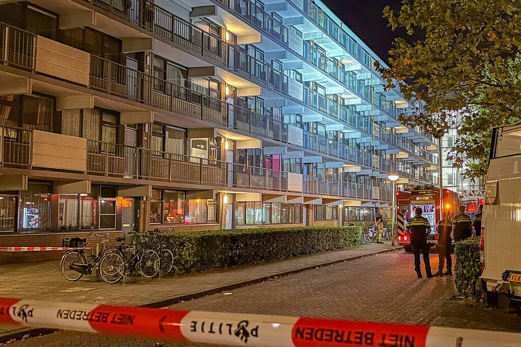 Veel schade bij brand in flatwoning