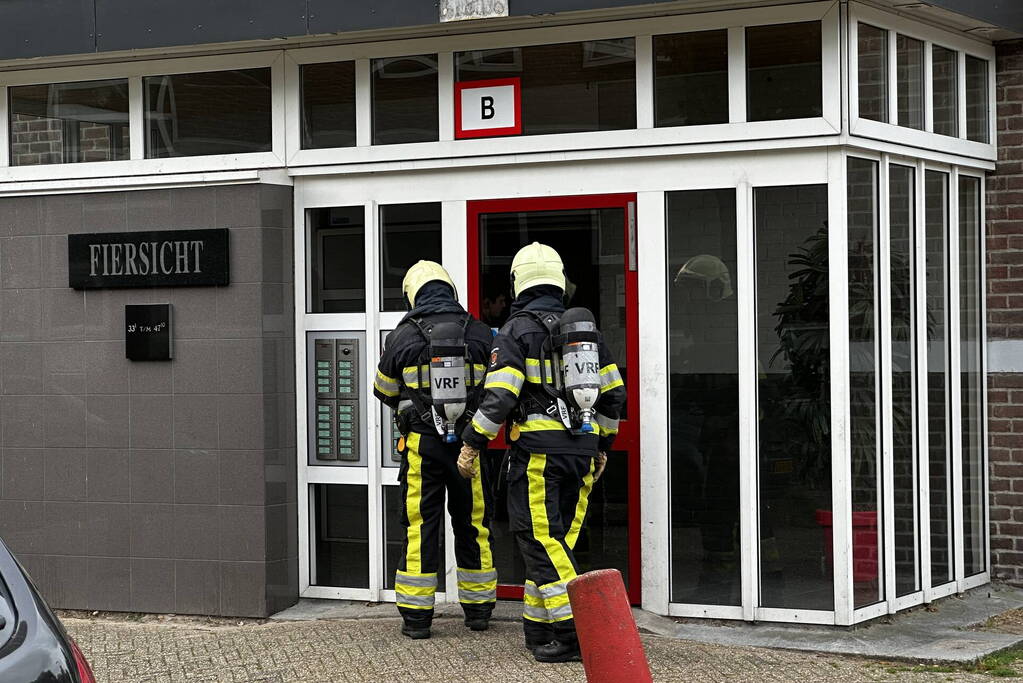 Brandweer ingezet voor rookontwikkeling van bbq op balkon