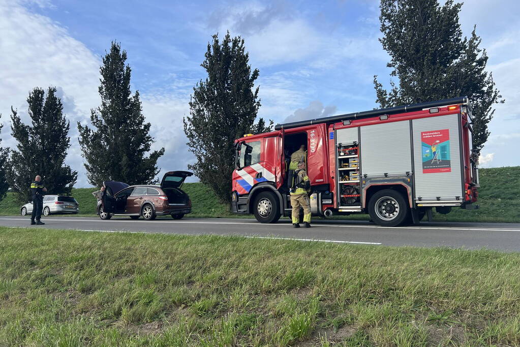 Schade bij kop-staart botsing