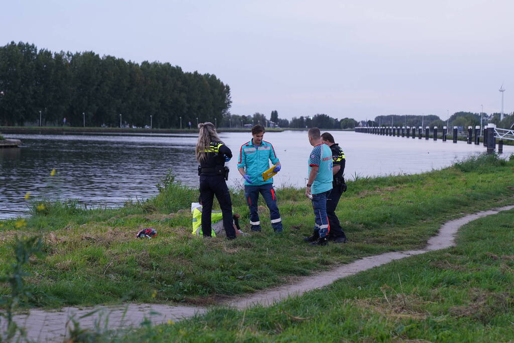 Scooterrijder gecontroleerd na val
