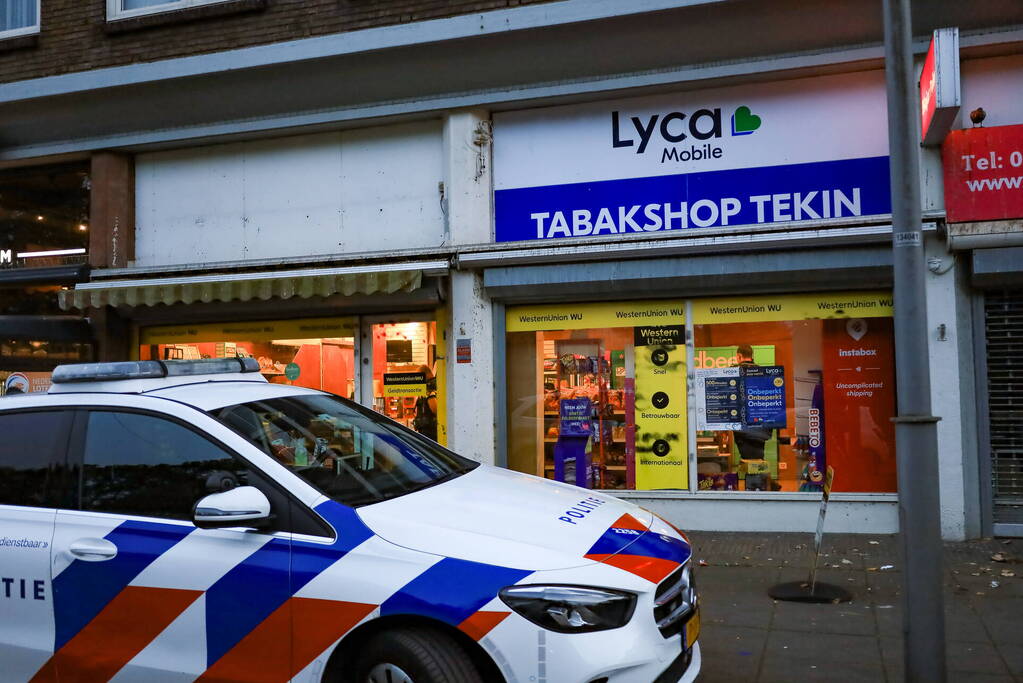 Overval op tabakshop