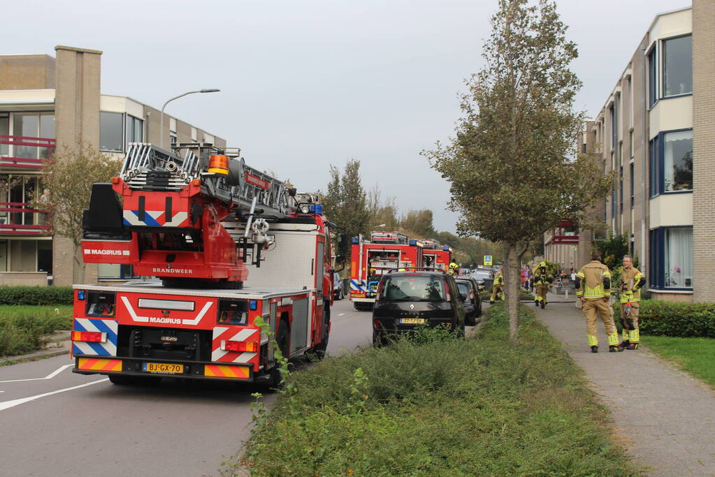Pan op het vuur zorgt voor flinke rookontwikkeling