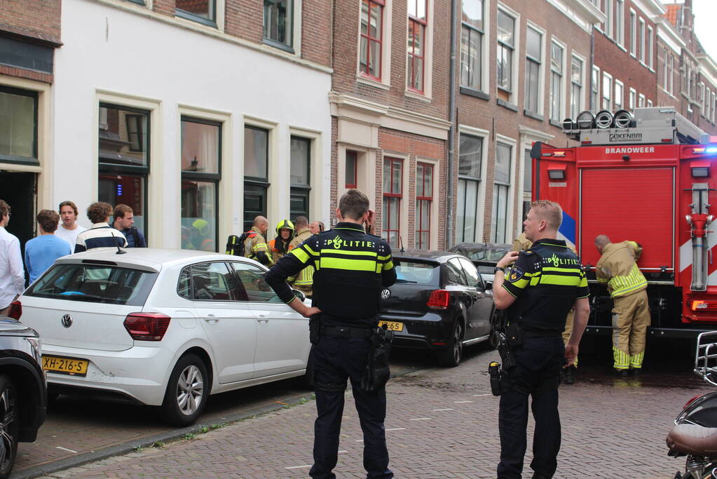 Dakbrand door wegbranden wespennest
