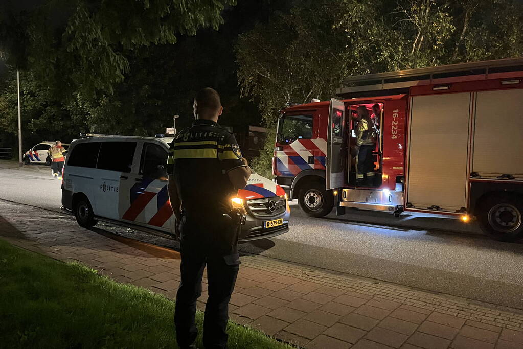 Brand in leegstand pand