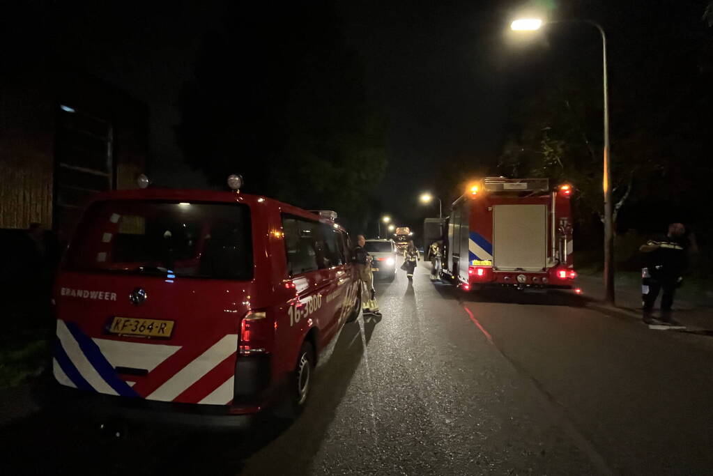 Brand in leegstand pand