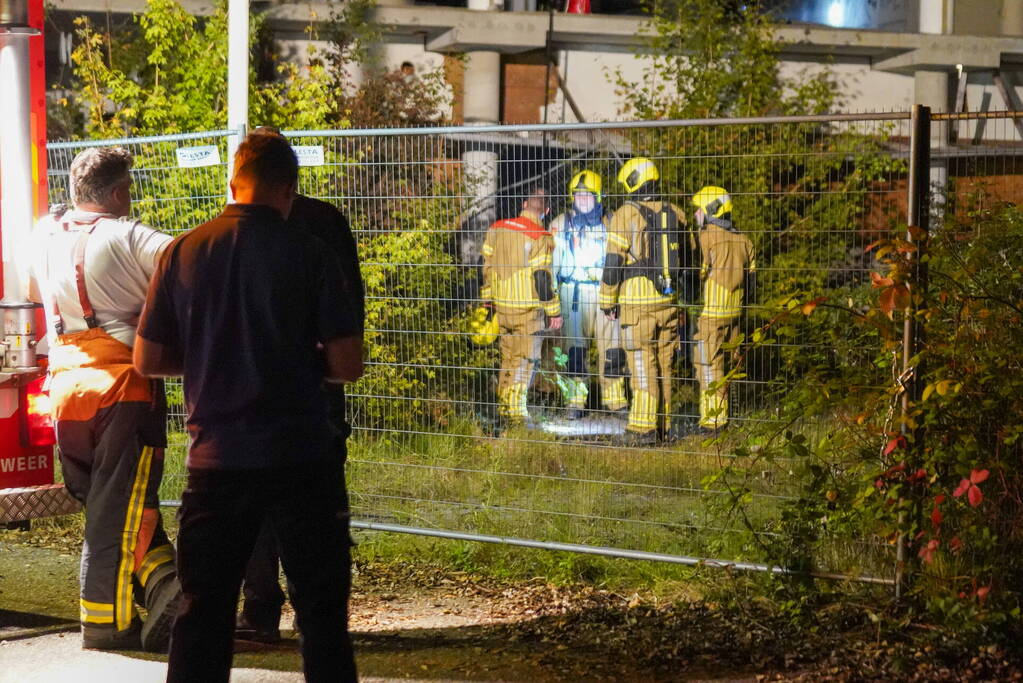 Brand in leegstand pand