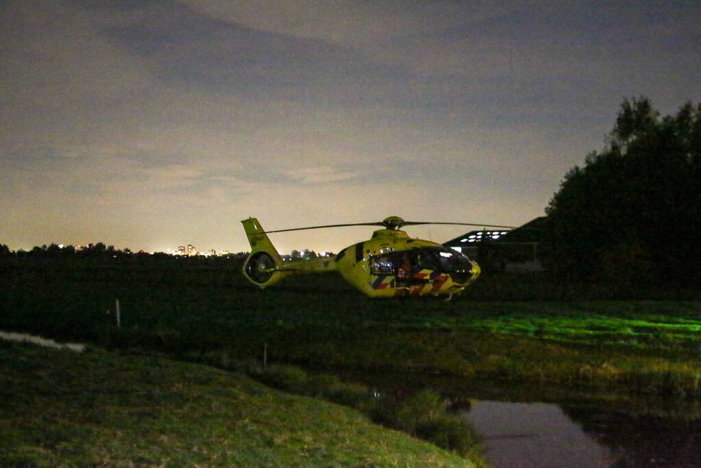 Traumateam assisteert bij medische noodsituatie